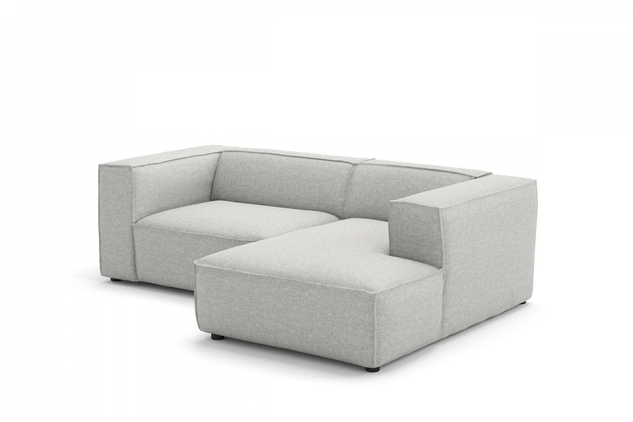 Model MODULARIS WB (wysoki bok) - Modularis WB sofa 2 osobowa + longchair prawy